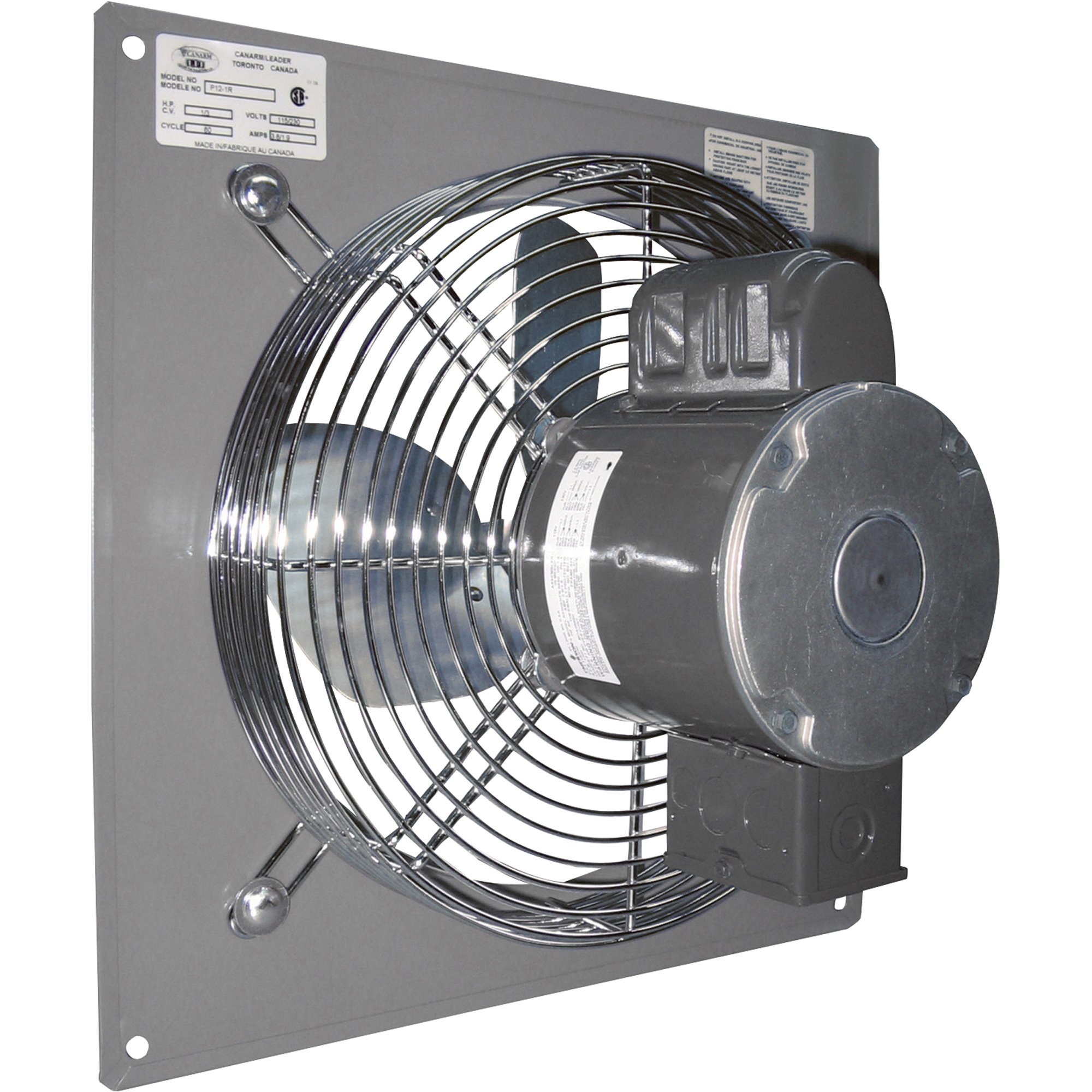Canarm P-Series Supply Panel Fan — 18in., 2,835 CFM, Model# P18-1R